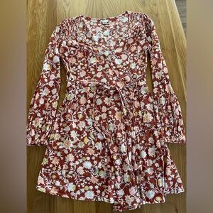 Billabong faux wrap dress